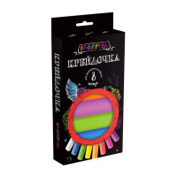 Крейда для малювання на асфальті Крейдочка КRD-02-02U 8 шт, товсті Danko Toys