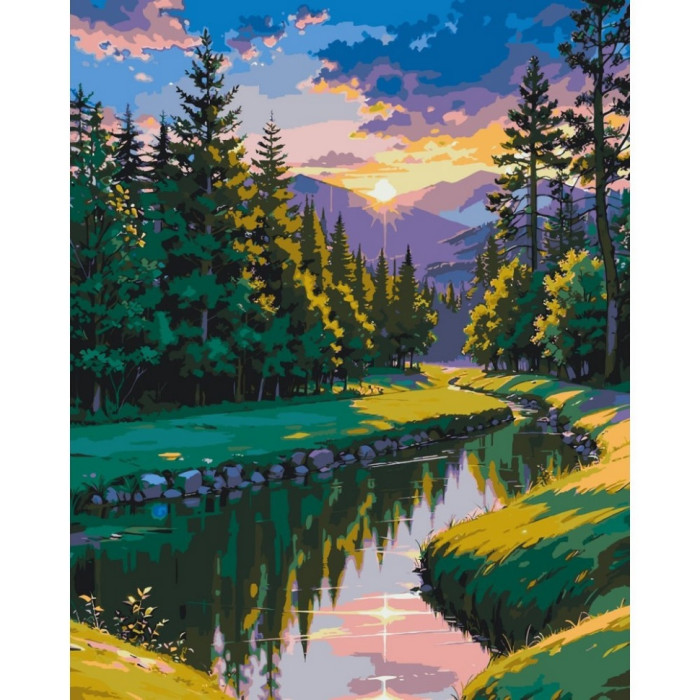Картина за номерами "На світанку" 11038-AC 40x50 см Art Craft