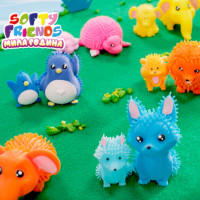 Стретч-іграшка у вигляді тварини Мила сім'я #sbabam 8/SC22 серія "Softy friends" #sbabam