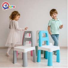 Дитячий стілець "Kids Chair" 0198TXK сірий, до 75 кг Технок