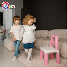 Дитячий стілець "Kids Chair" 0167TXK рожевий, до 75 кг Технок