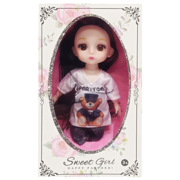 Дитяча лялька "Fashion Sweet Girl" 3396-144 Чорний Bambi