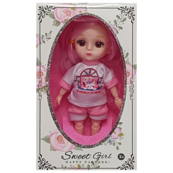 Дитяча лялька "Fashion Sweet Girl" 3396-144 Рожевий Bambi