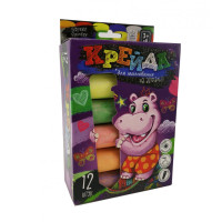 Дитяча крейда для малювання на асфальті велика MEL-01-06, 12 шт Danko Toys
