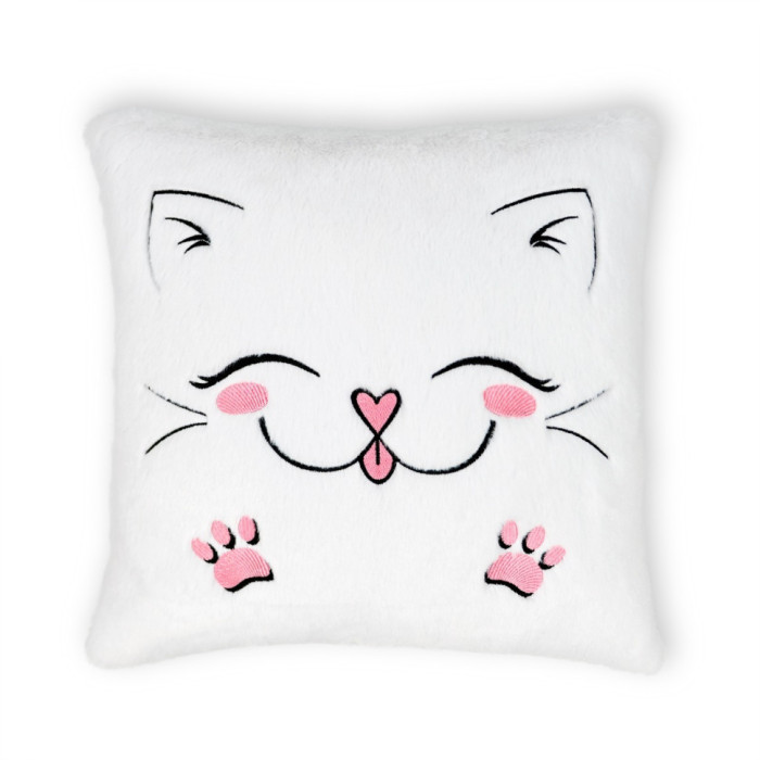 Подушка декоративна Котик FWPPILLOWCAT22WT0, 12 см WP Merchandise