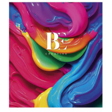 Зошит загальний "Be creative" 096-3240L-3 у лінію, 96 аркушів Школярик
