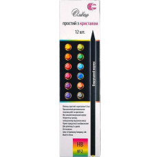 Набір простих олівців "Brilliant" CR-155-12 в упаковці 12 штук  COLOR-IT