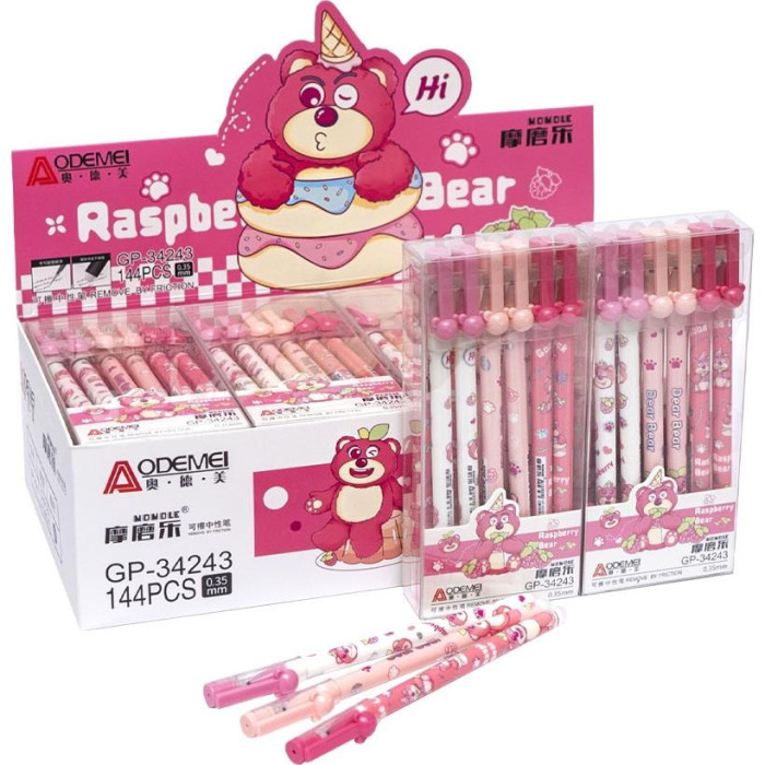 Ручка "Пише-Стирає" 34243 синя, в упаковці 12 штук Bambi
