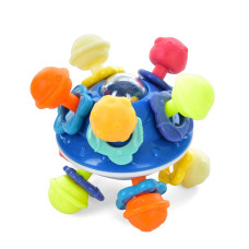 Бізіборд-брязкальце "Teether UFO" 700-H, рухомі деталі, тріскачка Bambi