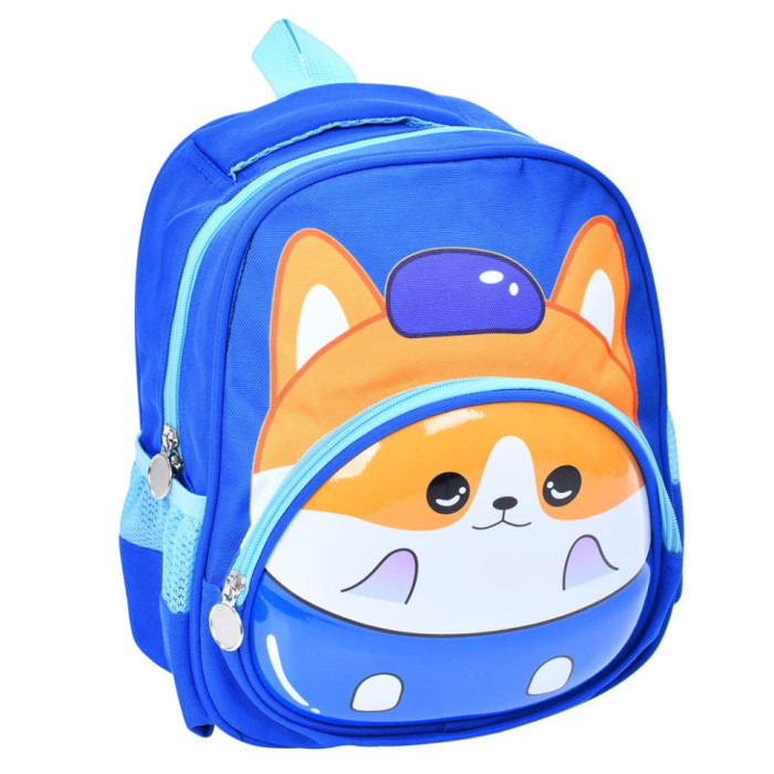 Рюкзак дитячий T2612(Blue) 1 зовнішня кишеня, застібка-блискавка Bambi