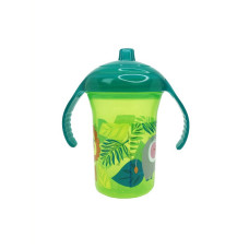 Пляшечка пластикова з ручками "Мавпа" MGZ-0323(Green) 250 мл Mega Zayka
