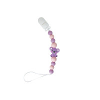 Ланцюжок для пустушки "Коала" MGZ-0521(Violet) силіконовий Mega Zayka