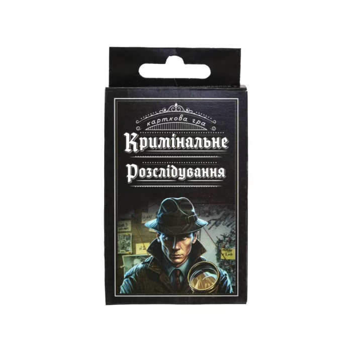 Карткова настільна гра «Кримінальне розслідування» 30418 українською мовою 36 карток Strateg