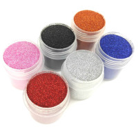 Набір гліттера для біо-тату «№1 Великий» glitter-set-big-6x-1, 6 кольорів по 12 мл Fresh Tattoo