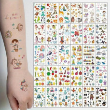 Набір дитячих тимчасових тату «Для дітей» tattoo-kids-mini-set-30 Fresh Tattoo
