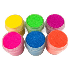 Набір гліттера великий для біо-тату №3 glitter-set-big-6x-3, 6 шт по 12 мл Fresh Tattoo