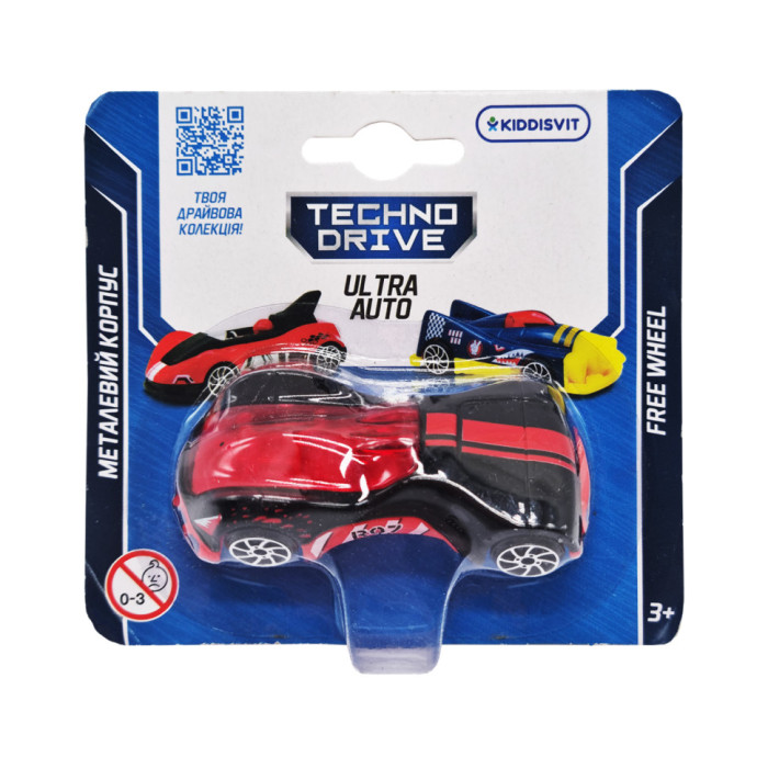 Ігрова міні-машинка Ultra Auto TechnoDrive 250321W-9 металевий корпус TechnoDrive