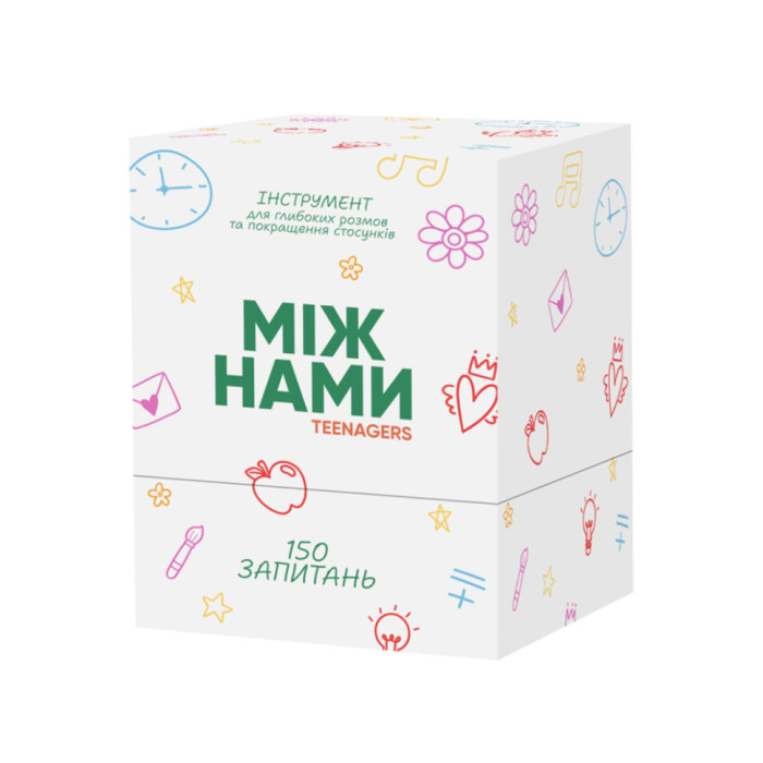 Настільна гра Між нами: Teenagers 0027MG, 150 карток з питаннями Memo Games
