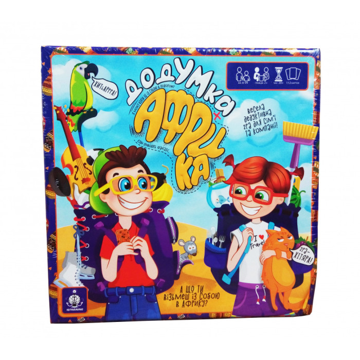 Настільна карткова гра "ДодУМка АФРИКА" GDV-Afr-01 укр. мовою Danko Toys