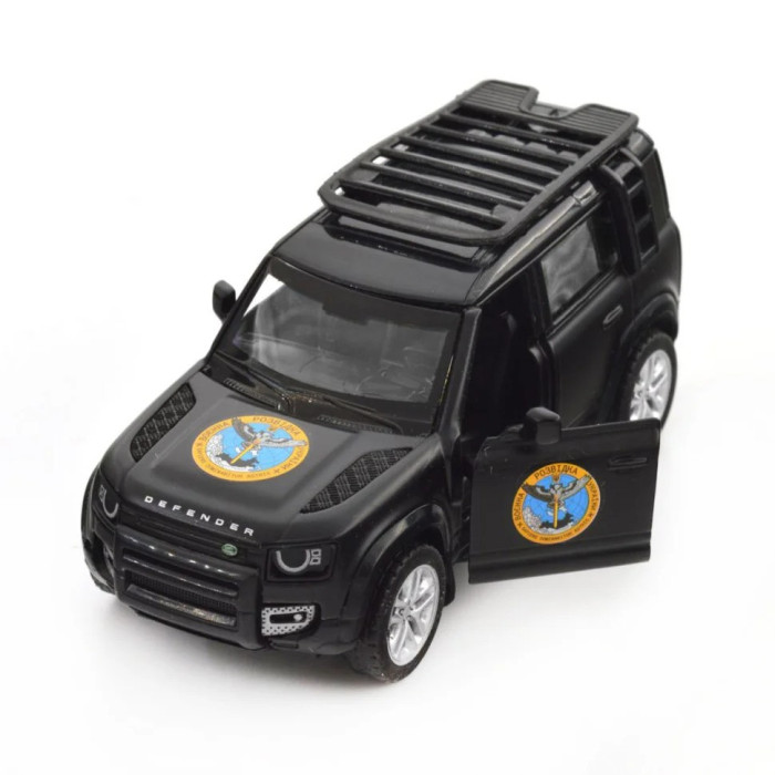 Автомодель серії «Шеврони Героїв» Land Rover Defender 110 «ГУР МО» TechnoDrive 250364M TechnoDrive