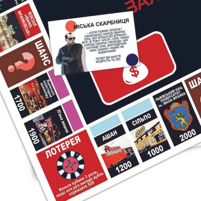 Настільна гра "Монополія Заходу України" PLR-0040 від 2 до 5 гравців PlayRoom