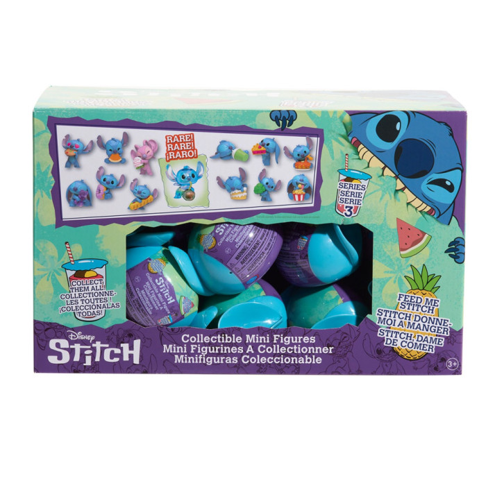Фігурка-сюрприз у капсулі "Стіч зі смаколиками" STITCH 46288 серії "Feed Me"іграшка 4 см STITCH