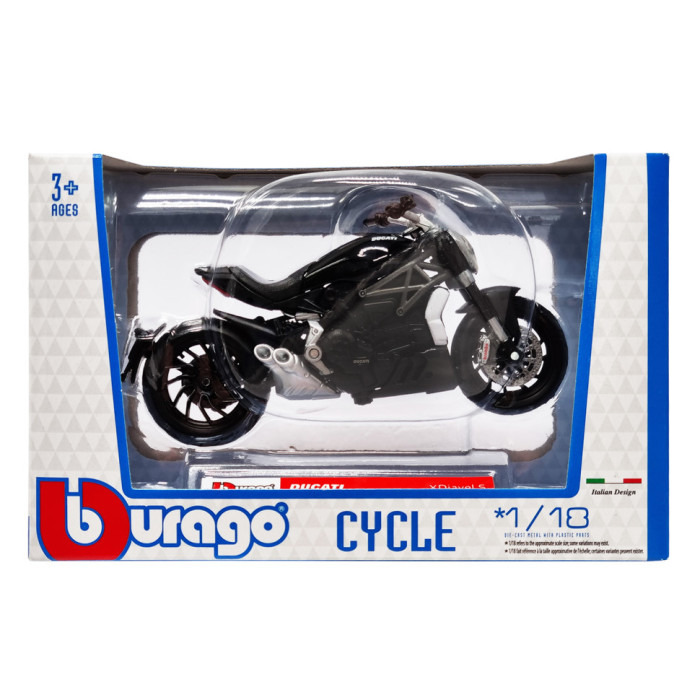 Дитяча модель Мотоцикла "DUCATI XDiavel S" Bburago 18-51030-8 масштаб 1:18 Bburago