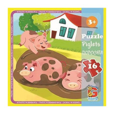 Пазли дитячі "Ферма" LA03, 16 елементів G-Toys