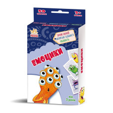 Розвиваюча дитяча карткова гра "Емоцики" 1390004, 50 карток Ranok Creative