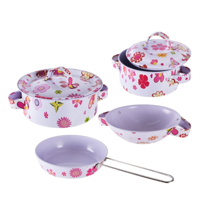 Дитячий набір посуду "Kitchenware" 620-B5(White) каструля, пательня Bambi