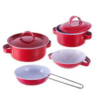 Дитячий набір посуду "Kitchenware" 620-B5(Red) каструля, пательня Bambi