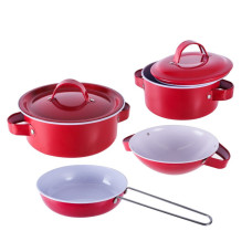 Дитячий набір посуду "Kitchenware" 620-B5(Red) каструля, пательня Bambi
