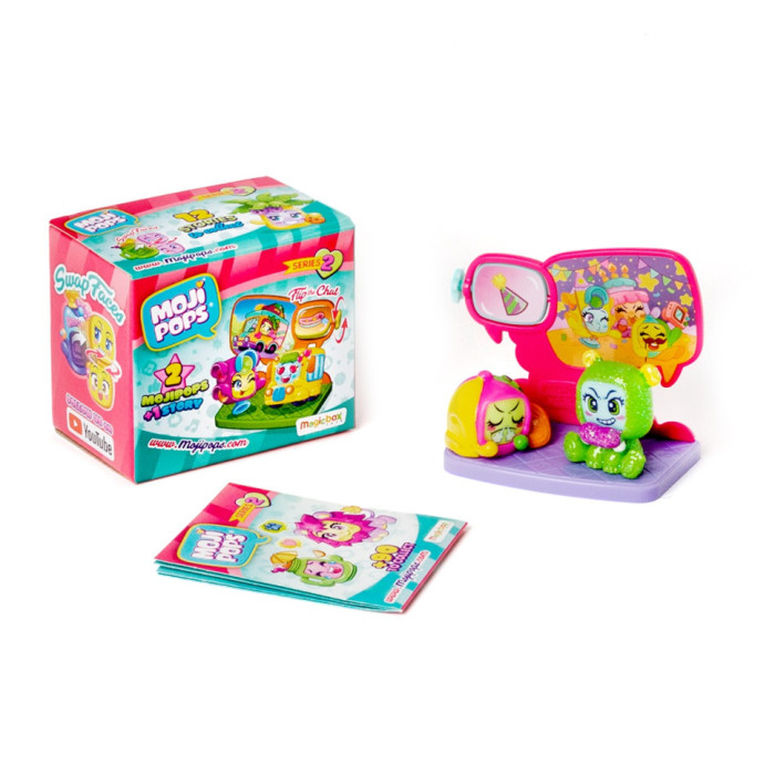 Іграшка-сюрприз "Коробочка Пригод" Moji Pops PMP2D612IN00 в асортименті, сцена та 2 фігурки Moji Pops