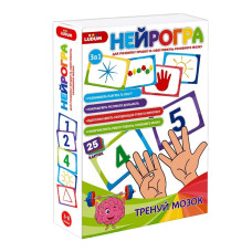 Дитячий набір розвиваючих карток "Нейгрогра" ME5032-26 Ludum