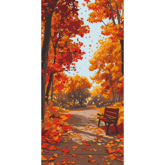 Картина за номерами "Осінній парк" 11572-AC 40х80 см Art Craft
