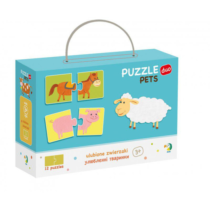 Дитячий пазл Улюблені Тварини DoDo 300115, 24 елемента DoDo Toys