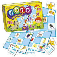 Настільна розвиваюча гра "Лото ALPHABET" MKM0327 англ. мовою Мастер