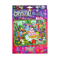 Набір креативної творчості "Kids Crystal Mosaic" CRMk-01-08, 6 форм елементів Danko Toys