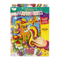 Креативна творчість "Блискуча мозаїка: Pony"БМ-02-05, 20.6х26 см Danko Toys