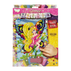 Креативна творчість "Блискуча мозаїка: Fairy"БМ-02-10, 20.6х26 см Danko Toys