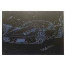 Гравюра А4 "Спорткар-1"ГрА4-8с економ варіант в пакеті 29,7х21 см Danko Toys