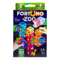 Настільна розважальна гра "Fortuno ZOO 3D" G-F3D-02-01U українською мовою Danko Toys