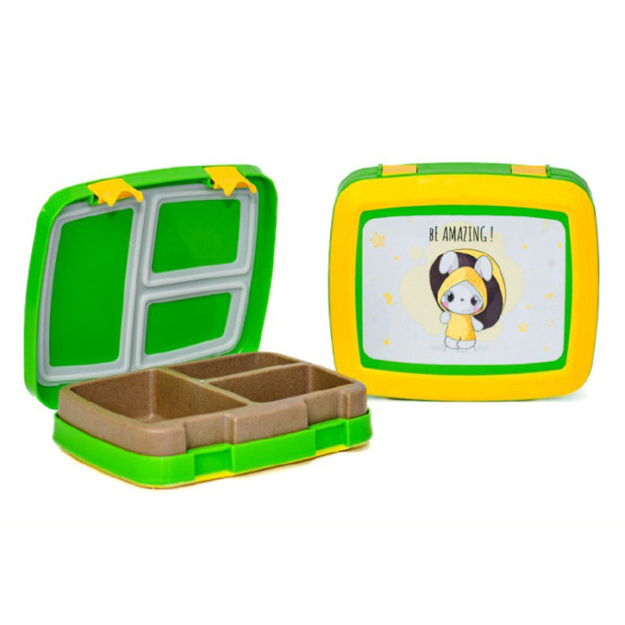 Дитячий Ланч-бокс "Be Amazing" 01550/03 кришка на защіпках Doloni