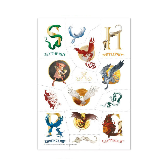Набір дитячих тимчасових татуювань "Harry Potter" 200506 DoDo Toys